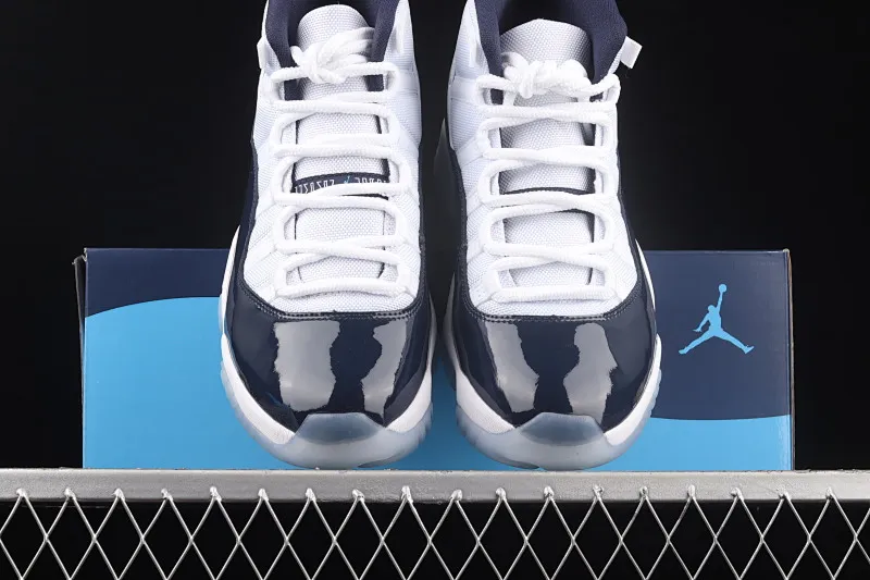 All categories Air Jordan Jordan series basketball shoes Air Jordan 11 F version Air Jordan AJ11 "Win Like '82" Joe 11 Midnight Blue AJ11 Georgetown 378037-123